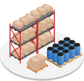 Production stock illustration
