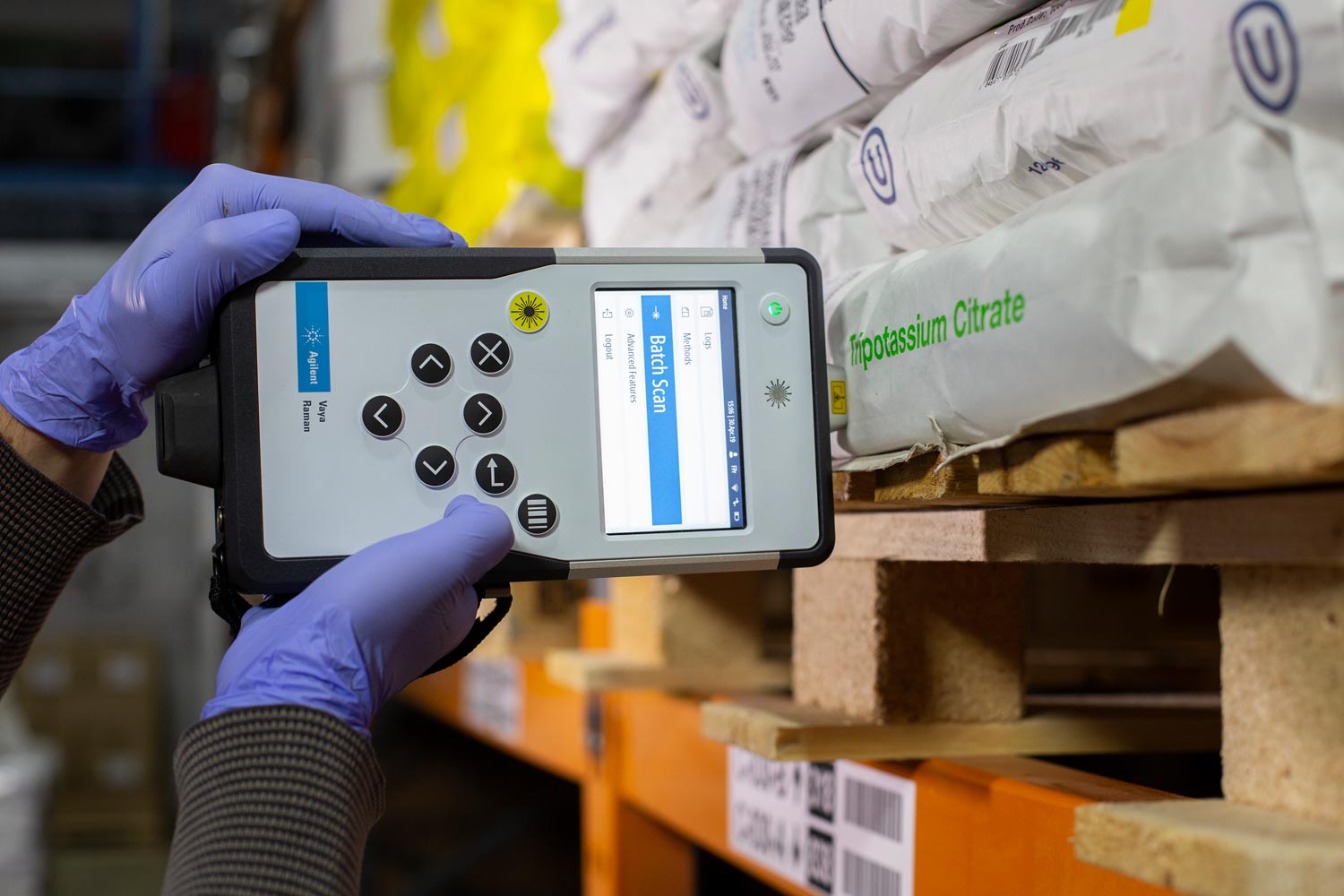 Agilent Vaya handheld Raman spectrometer