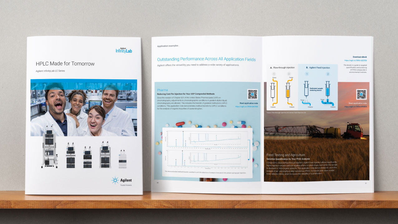 アジレントの分析 HPLC ポートフォリオについての詳細は、カタログをご覧ください。