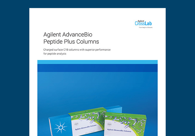 Agilent AdvanceBio Peptide Plus Columns cover