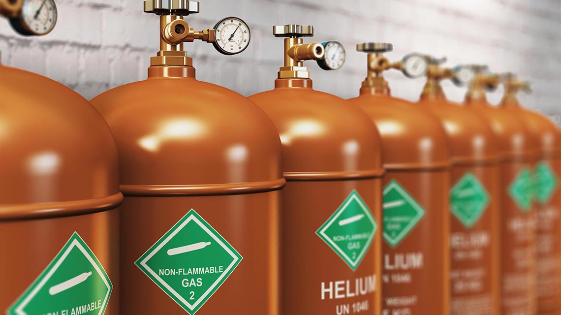 Helium tanks