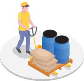 Move to sampling booth illustration