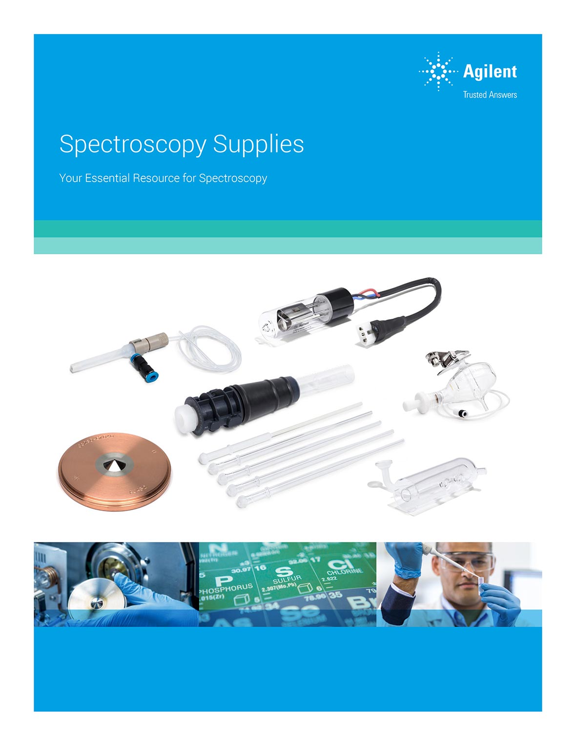 Agilent 2023 spectroscopy supplies catalog cover