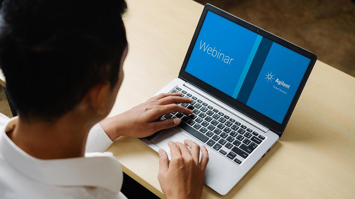 Webinar on a laptop