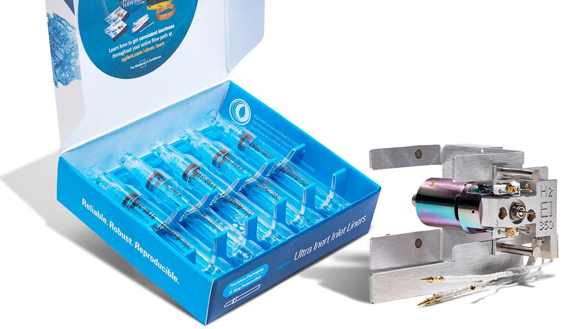 Ultra Inert Liners for GC and HydroInert Source for Hydrogen Carrier Gas on GC/MS