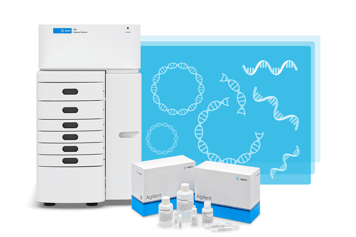 Agilent Fragment Analyzer system with Plasmid Topology kit.