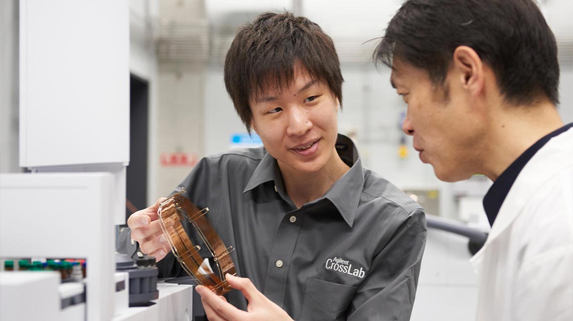 GC instrument in a lab