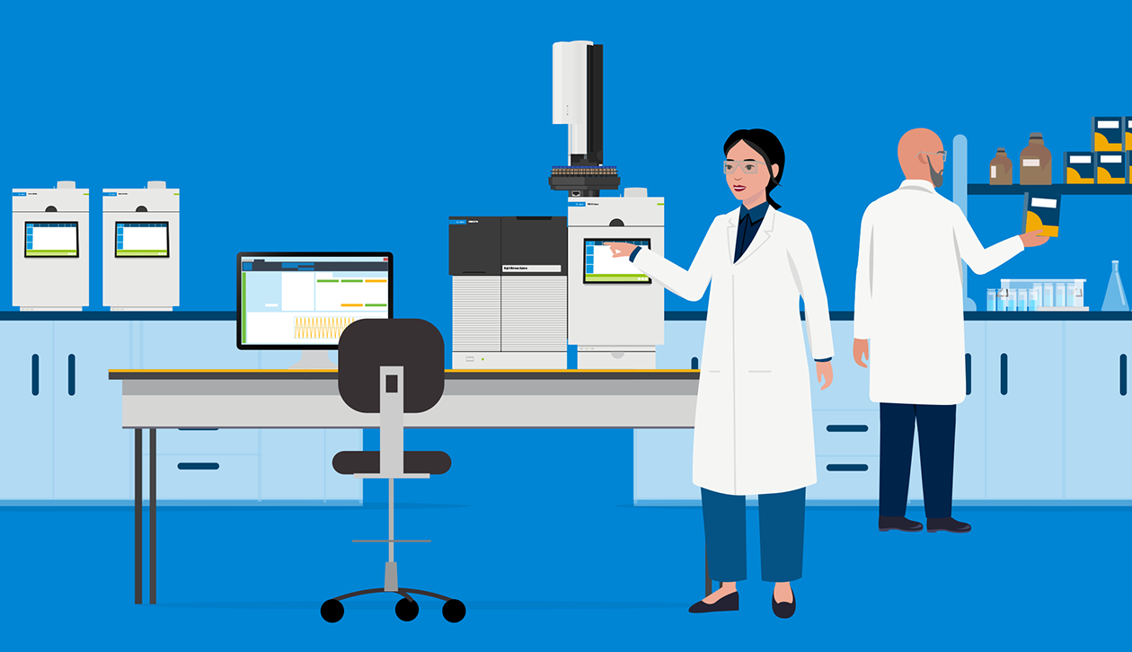 Lab illustration from infographic