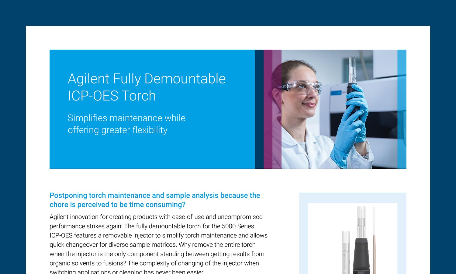 Demountable torch flyer cover